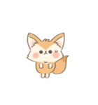 動く♪ゆるもふフェネックさん（個別スタンプ：17）