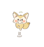 動く♪ゆるもふフェネックさん（個別スタンプ：21）