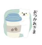 黄色ほっぺのしろくまさん（個別スタンプ：6）