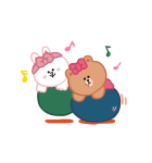 楽しい日常♪BROWN＆FRIENDS（個別スタンプ：7）