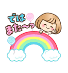 おかっぱ女子【敬語・丁寧語】（個別スタンプ：40）