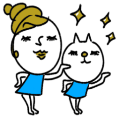 [LINEスタンプ] mottoのありがとうがいっぱい♪