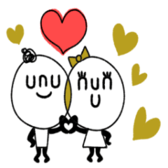 [LINEスタンプ] unu＆nun☆2