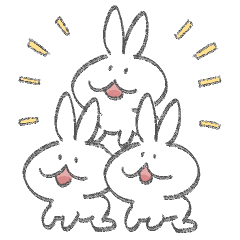 ウサギの国の名前はうさぎ Lineスタンプ Yumeco