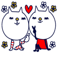 [LINEスタンプ] おすましネコ達2☆気持ち伝える