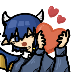 [LINEスタンプ] 最強恐竜と異世界人間