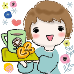[LINEスタンプ] 普通に大人女子 春よ来〜い『春編』