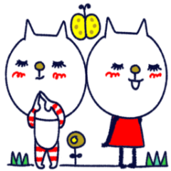 [LINEスタンプ] おすましネコ達3☆気持ち伝える