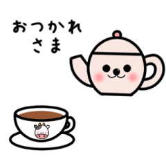 [LINEスタンプ] 動く！ メッセージと顔