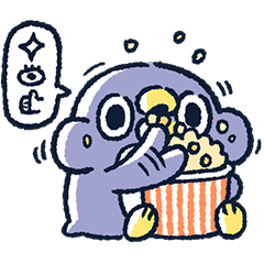 [LINEスタンプ] なにか伝えたいペンギン6