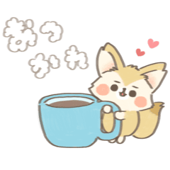 [LINEスタンプ] 動く♪ゆるもふフェネックさん