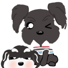 [LINEスタンプ] 黒シュナ6レンジャー