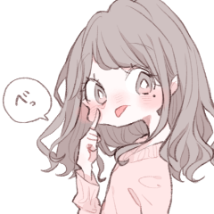 泣きぼくろちゃんの口癖 Lineスタンプ なみの 泣きぼくろちゃんの口癖 Lineスタンプ なみの